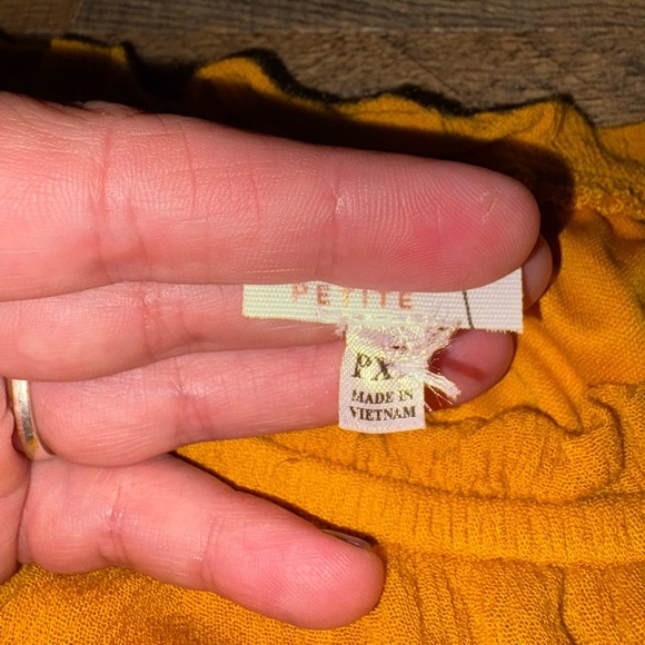 Naif Petite Mustard Yellow Dress - Picture 3 of 7